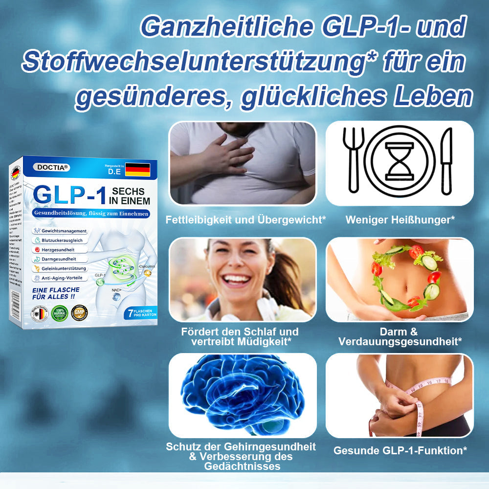Die einzige offiziell von der BfArM zugelassene | DOCTɪA®👨⚕️6-in-1 Oral-𝑳öѕ𝒖𝒏𝒈 (nur 1 Dosis pro Tag, sichtbare Ergebnisse in 7 Tagen)💎Für Adipositas, Herz-Kreislauf-Gesundheit, Diabetes, Schlafapnoe, Gelenkprobleme u.v.m