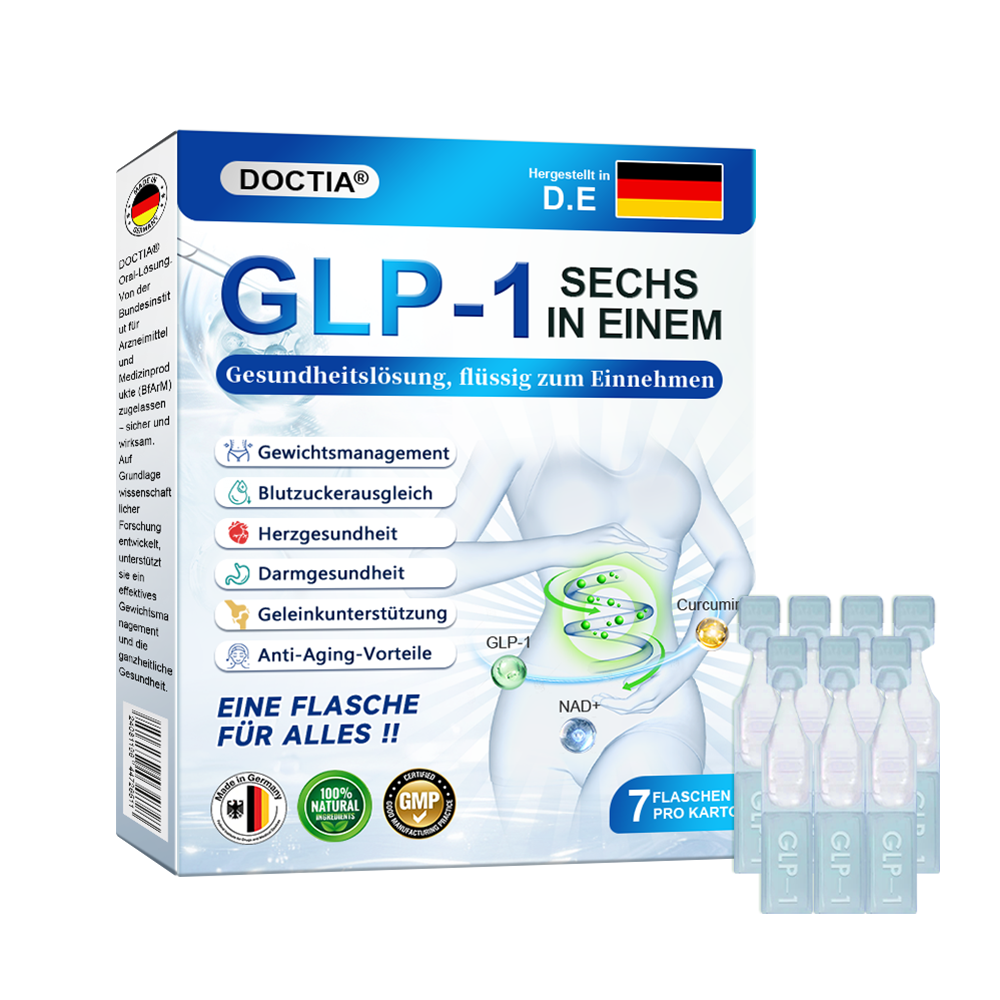 Die einzige offiziell von der BfArM zugelassene | DOCTɪA®👨⚕️6-in-1 Oral-𝑳öѕ𝒖𝒏𝒈 (nur 1 Dosis pro Tag, sichtbare Ergebnisse in 7 Tagen)💎Für Adipositas, Herz-Kreislauf-Gesundheit, Diabetes, Schlafapnoe, Gelenkprobleme u.v.m